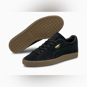 Puma Black and Brown Athletic Shoes